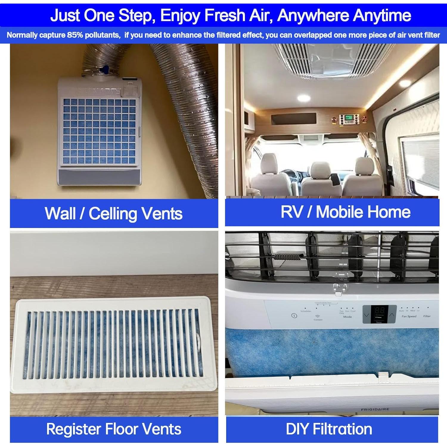 Filtro de Ventilación de Aire Demiwise 12x90" MERV 8 Personalizable