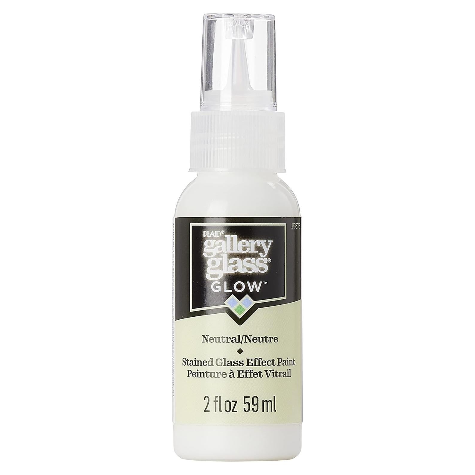 Pintura de Vidrio Tinte Gallery Glass Neutro 2 oz Brilla en la Oscuridad