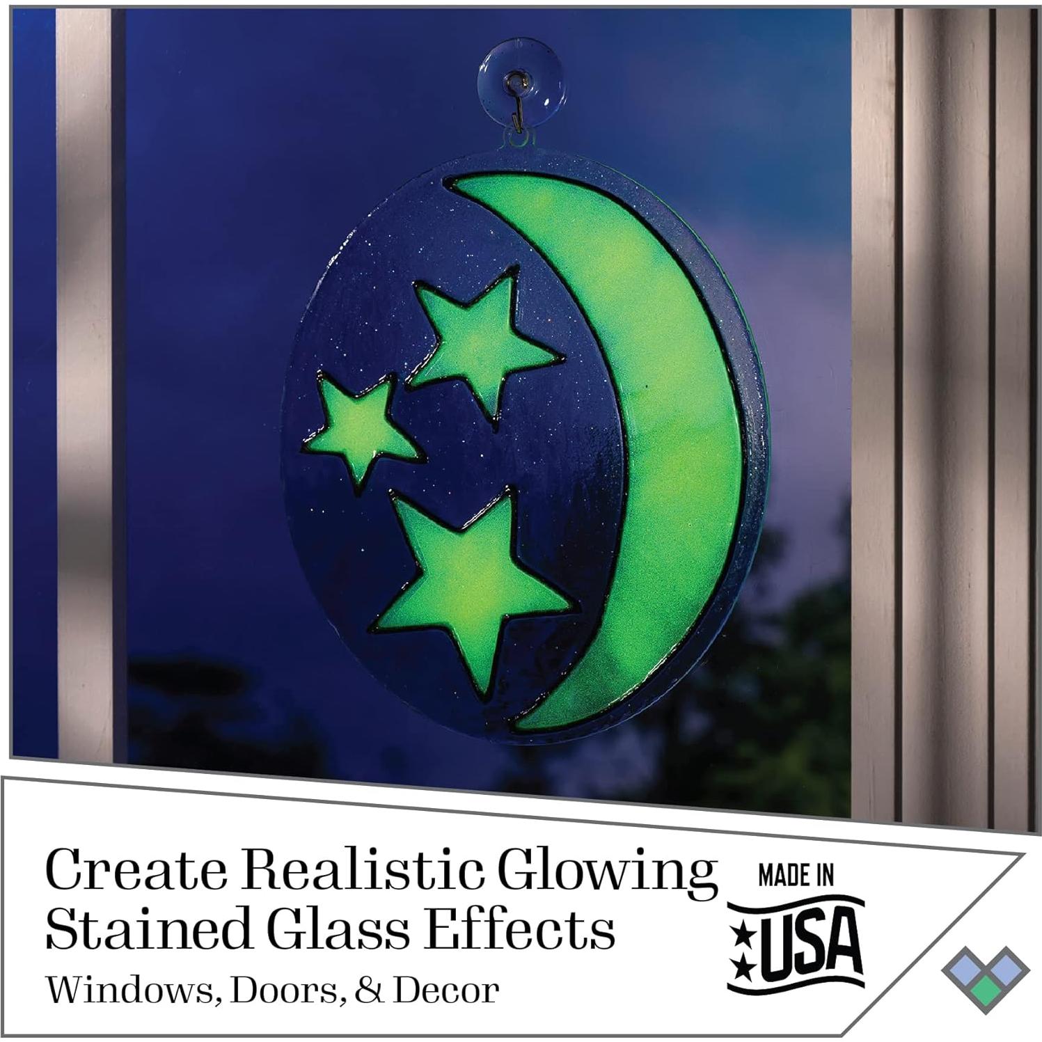 Pintura de Vidrio Tinte Gallery Glass Neutro 2 oz Brilla en la Oscuridad