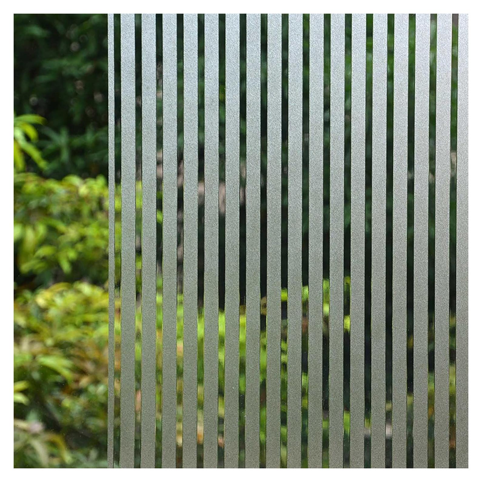 Película de Privacidad para Ventanas VSUDO 45x200 cm Rayas Esmeriladas