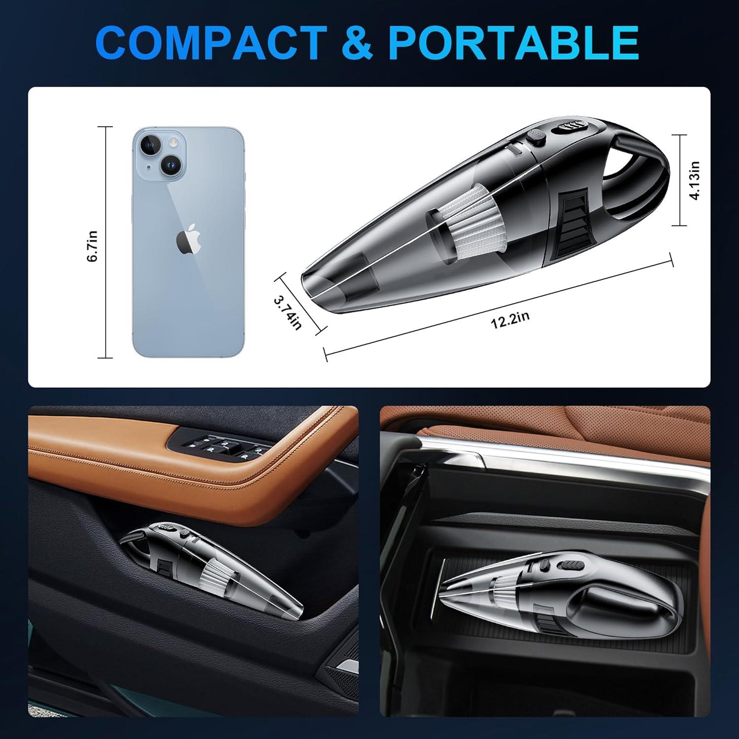 Aspiradora de Mano BKWITY A-016 8000PA Portátil 0.52kg