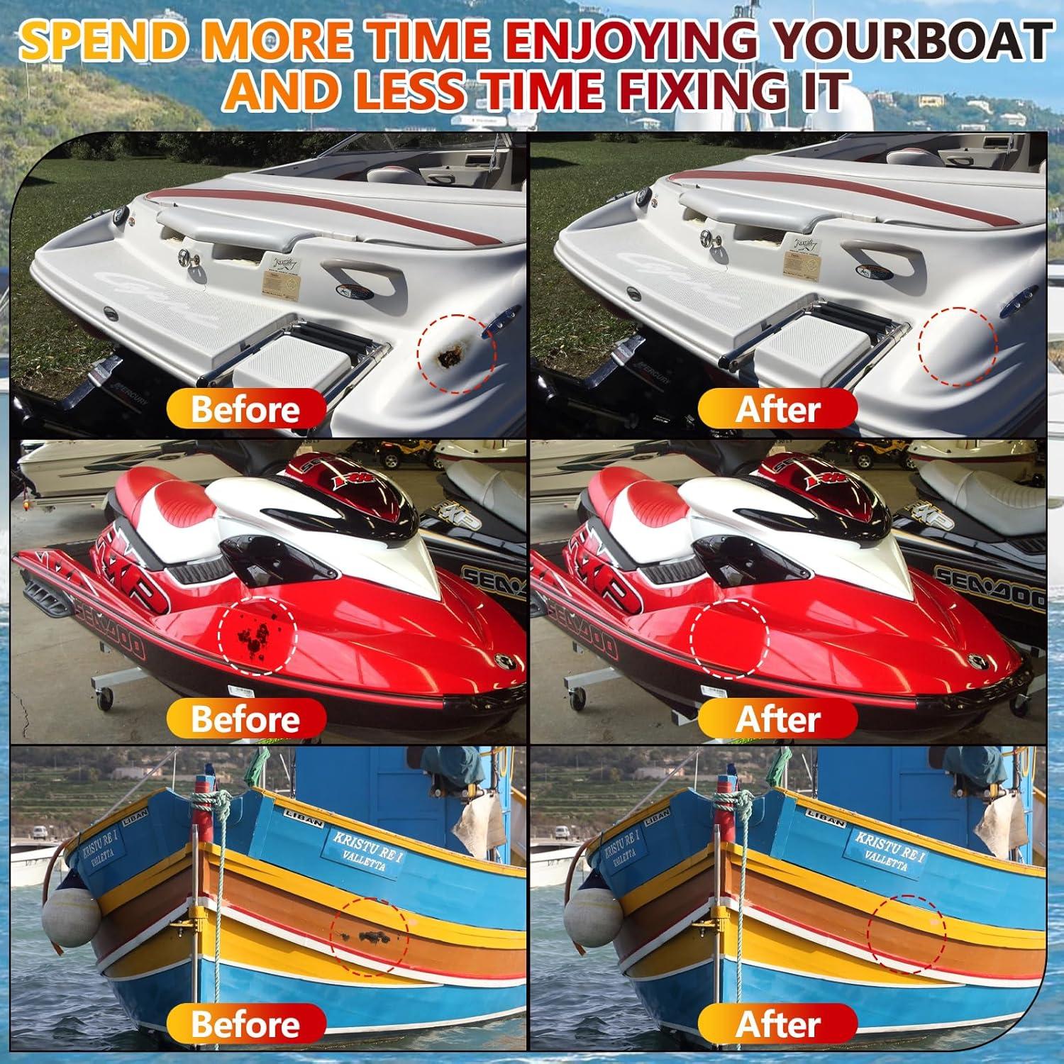 Kit de Reparación de Fibra de Vidrio Mallbaola - 5 Colores