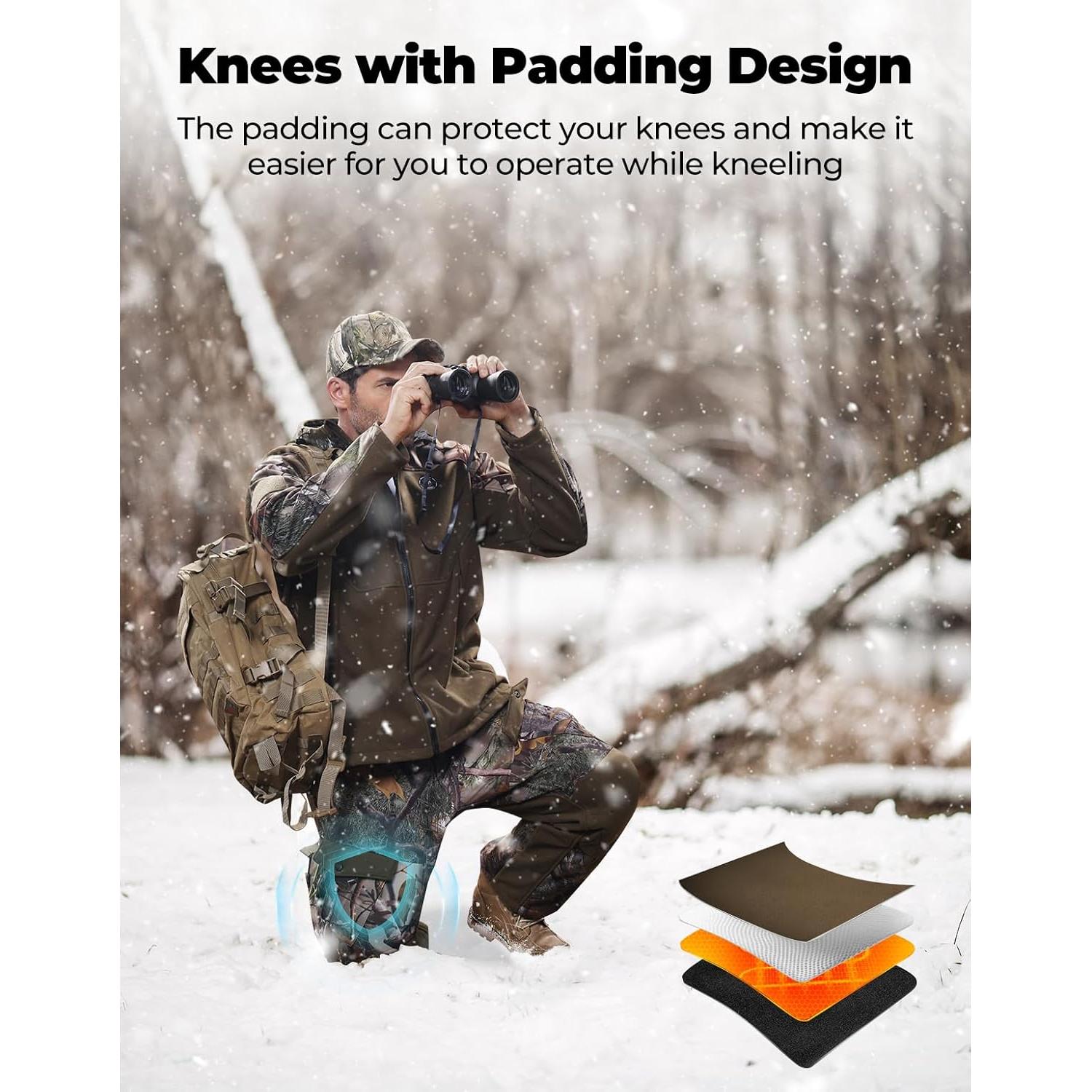 Pantalones Calentados KEMIMOTO para Hombre 12V 20000mAh