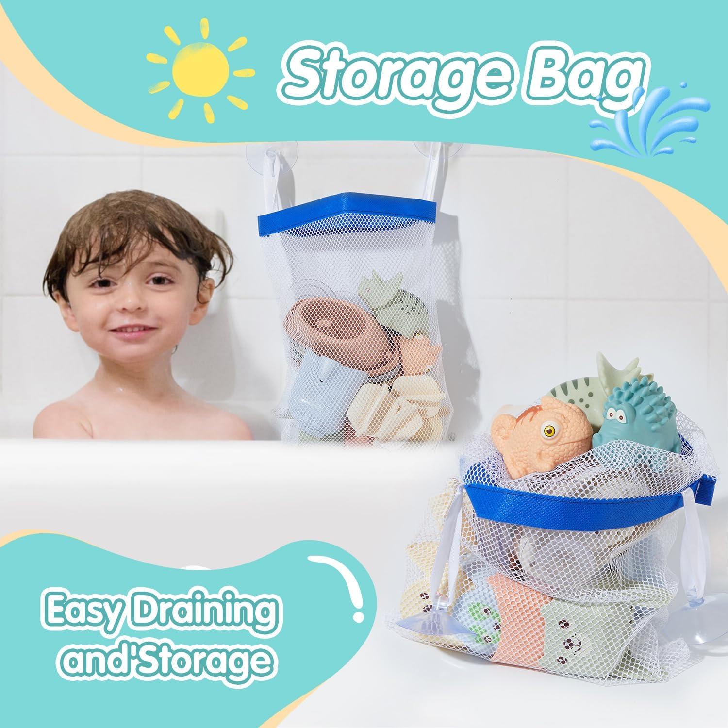 Juguetes de baño AMCHSURI 14 piezas para bebés 6-15 meses