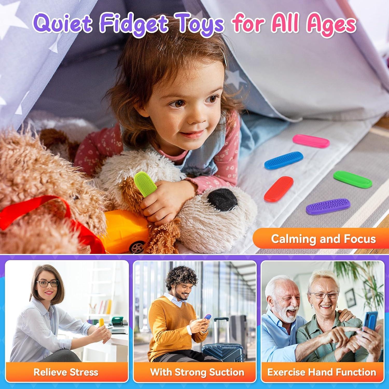 Tiras Sensoriales Antiestrés DODOLOL 8 PCS Alivio Ansiedad