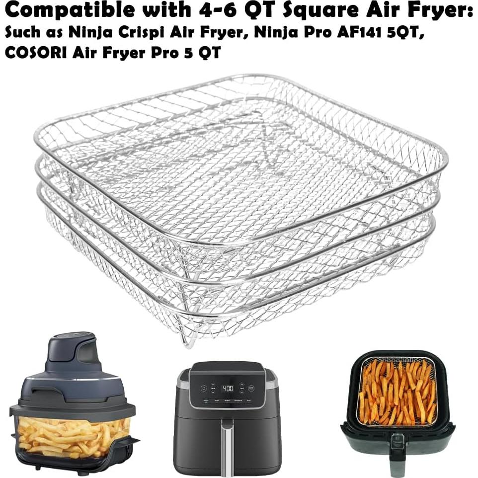 Soporte Apilable BYKITCHEN para Freidora de Aire 4-6QT