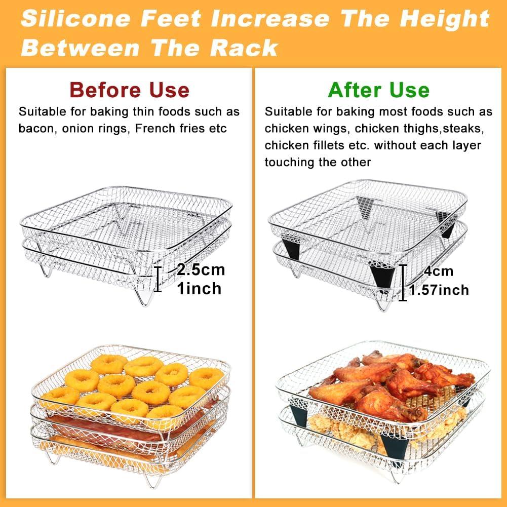 Soporte Apilable BYKITCHEN para Freidora de Aire 4-6QT