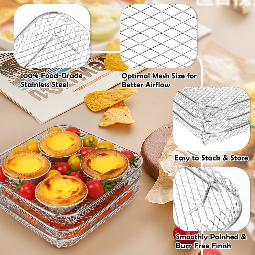 Soporte Apilable BYKITCHEN para Freidora de Aire 4-6QT