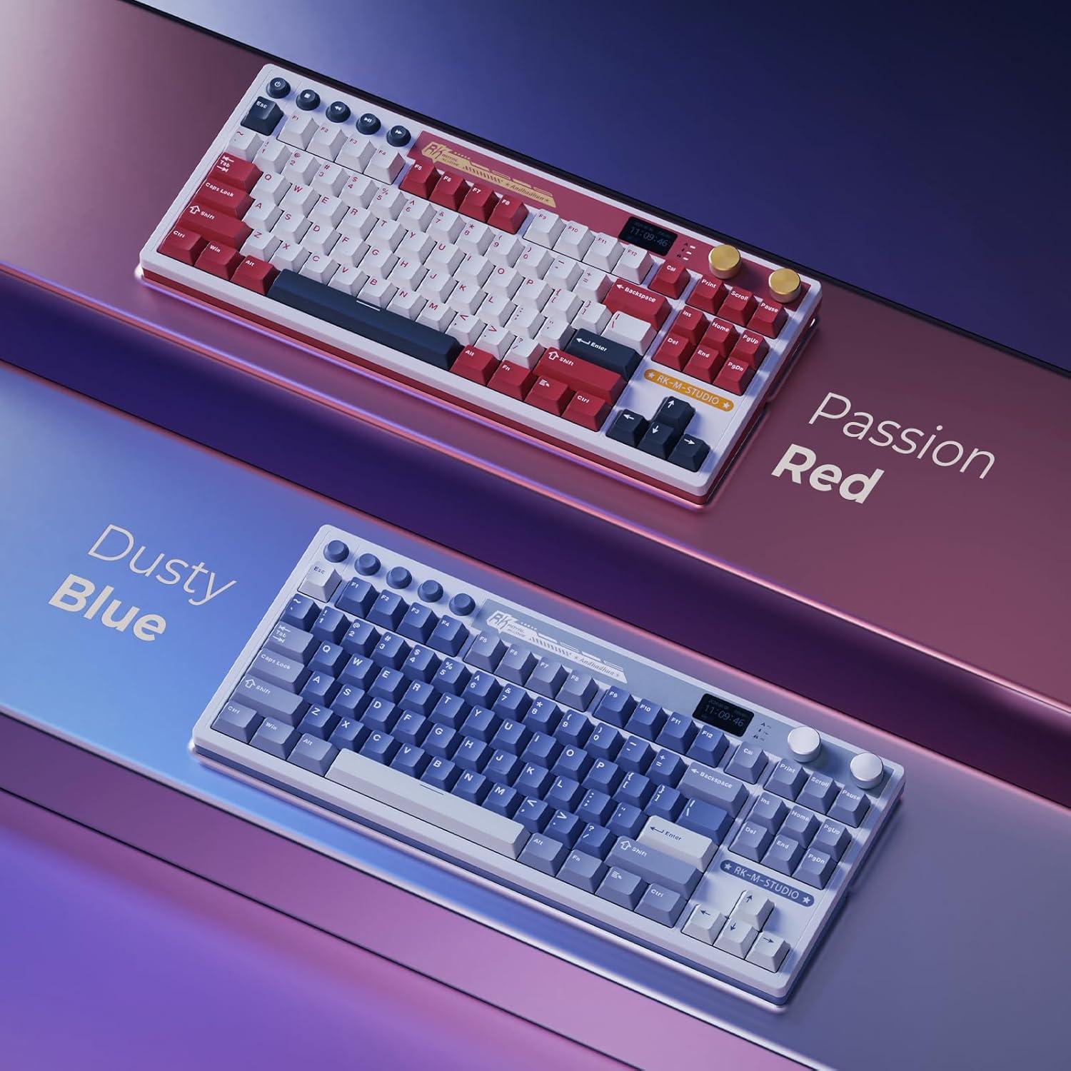 Teclado Mecánico Inalámbrico RK Royal Kludge M87 RGB 75%