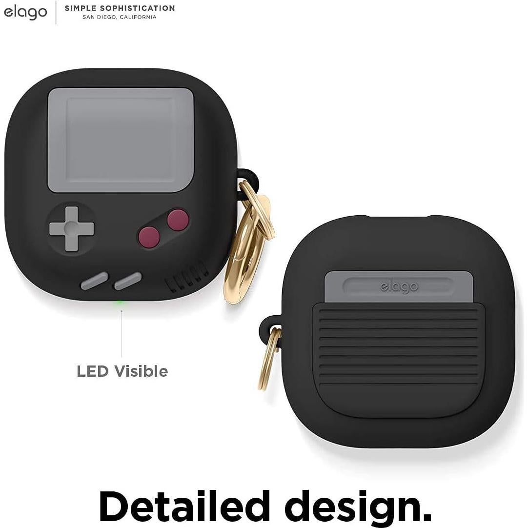 Funda elago para Galaxy Buds Pro y Live - Negro, Silicona Premium
