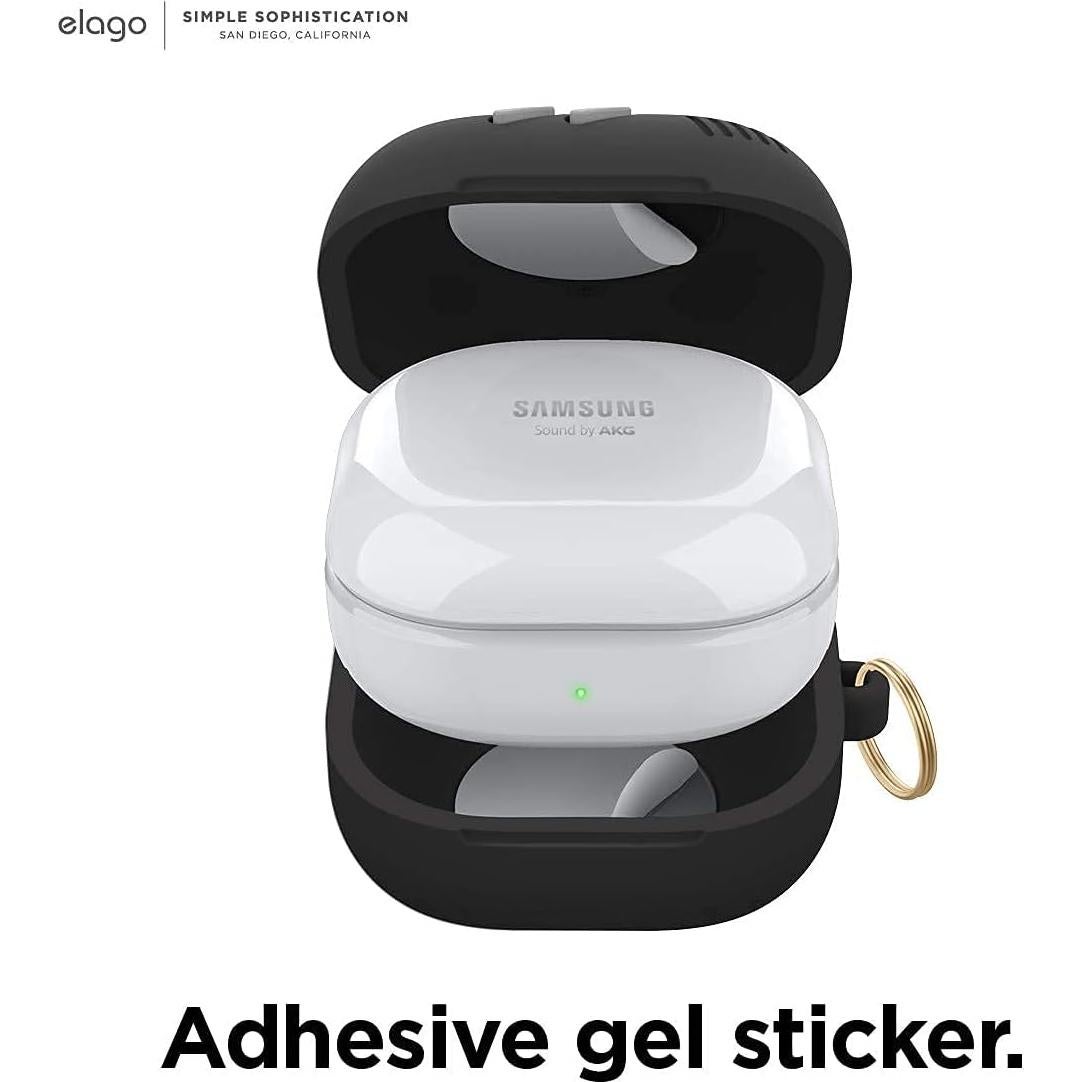 Funda elago para Galaxy Buds Pro y Live - Negro, Silicona Premium