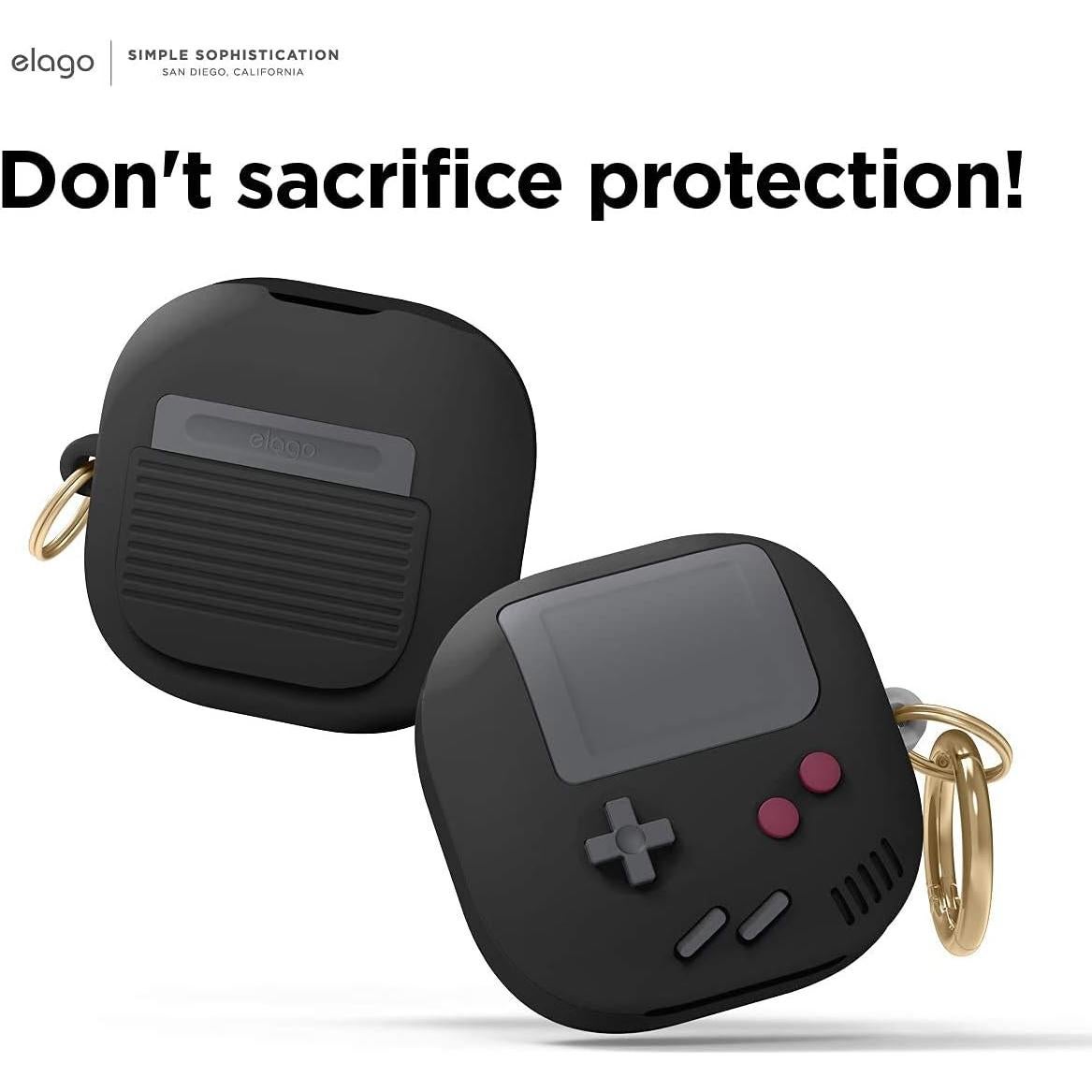 Funda elago para Galaxy Buds Pro y Live - Negro, Silicona Premium