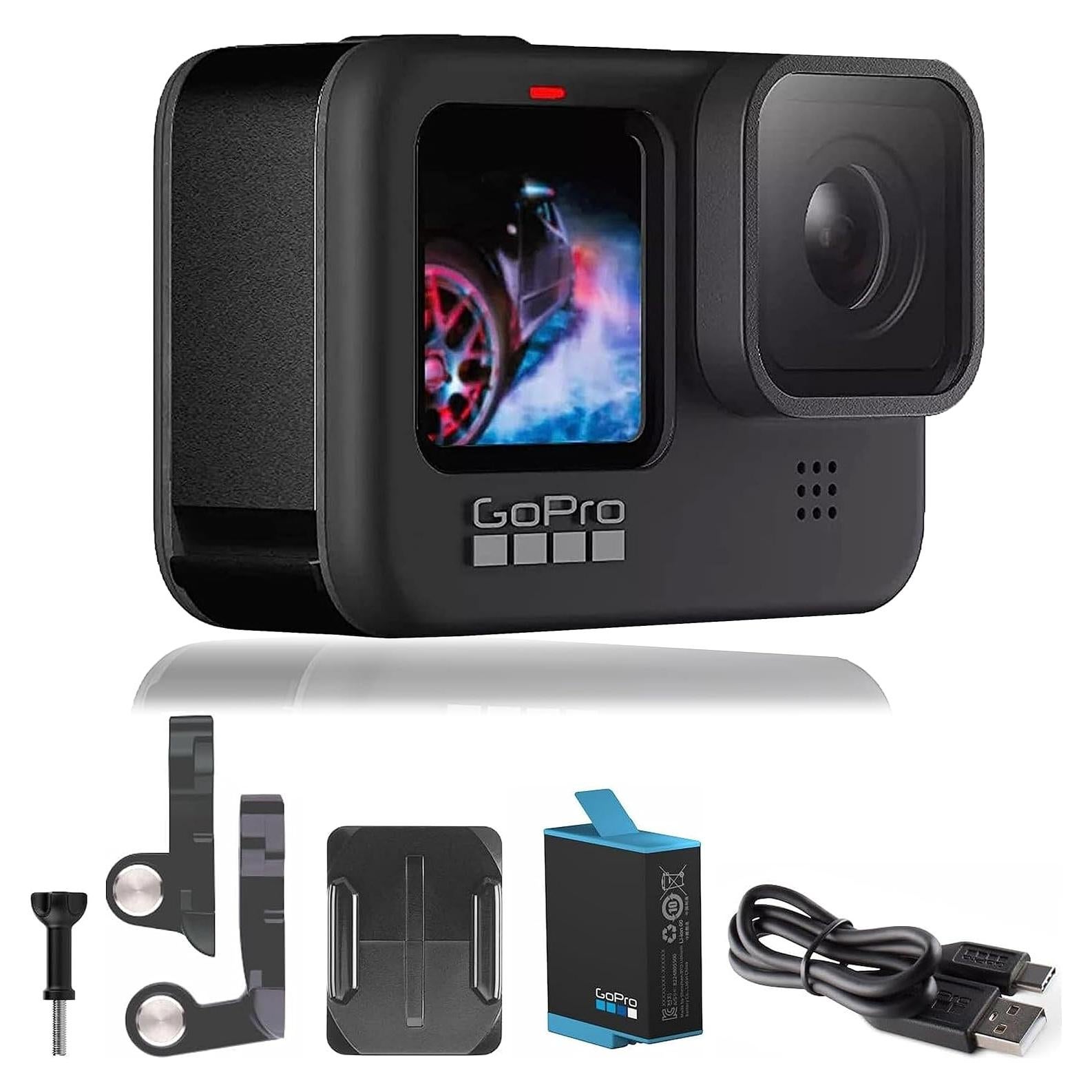 Cámara de Acción GoPro HERO9 Negro 5K 20MP Pantalla Táctil