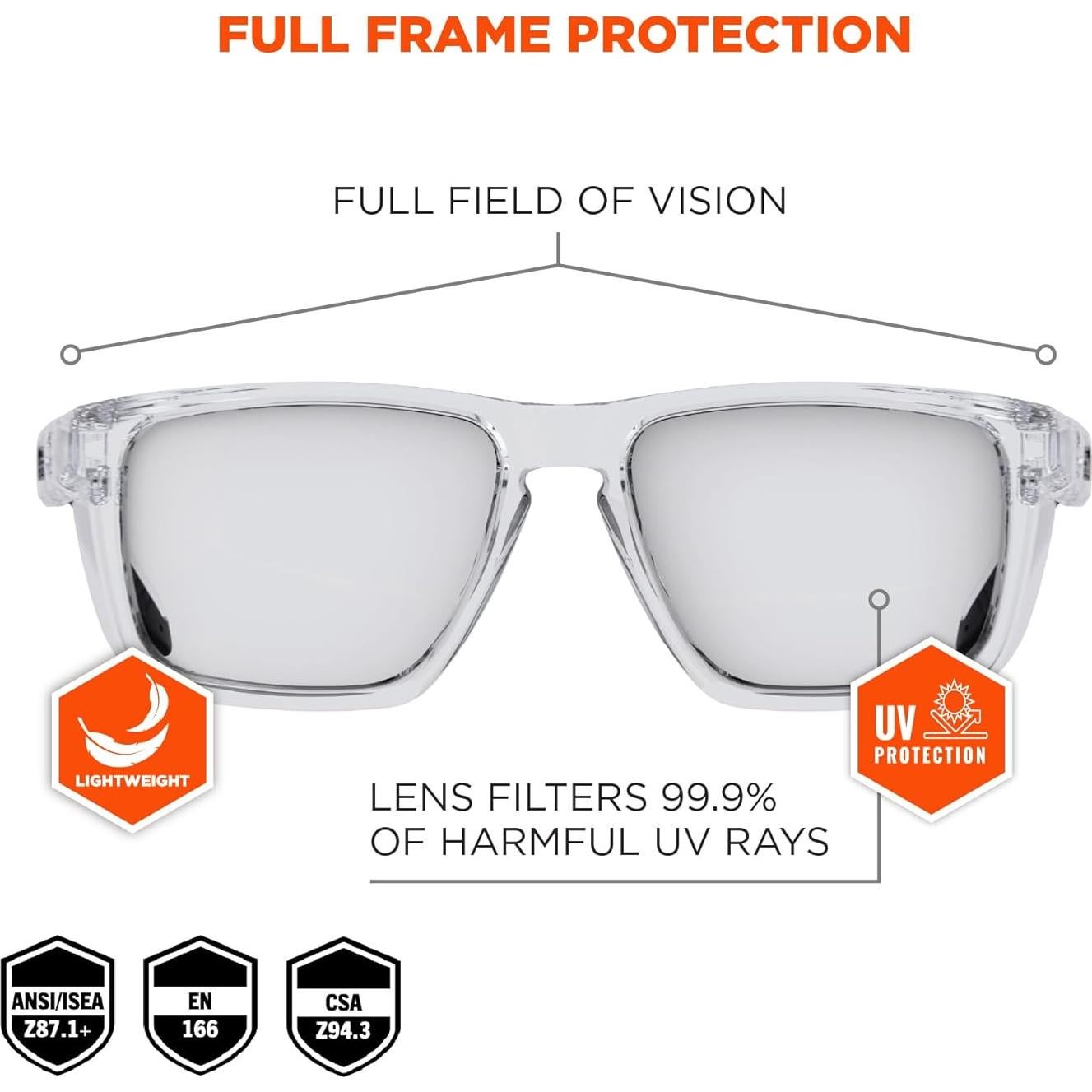 Gafas de Seguridad Ergodyne Skullerz SIXTEN Anti-Niebla UV