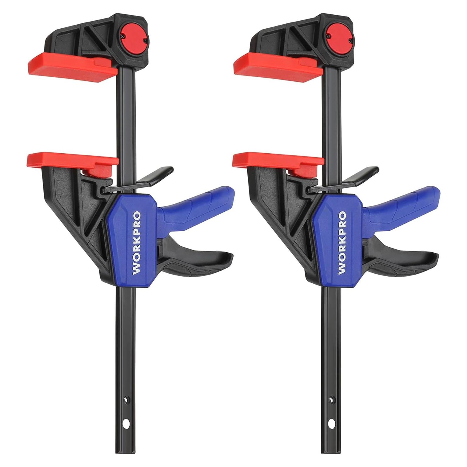 Abrazaderas de Carpintería WORKPRO 6" 2-Pack 150LBS (68kg)