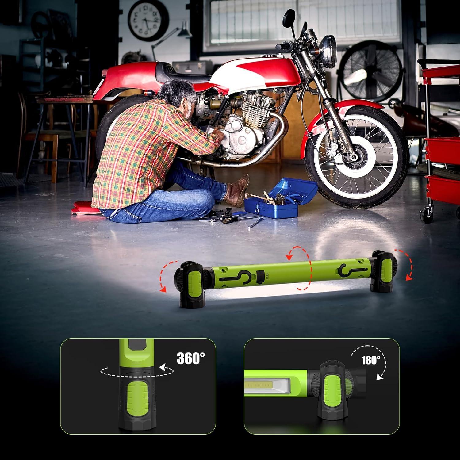 Luz de Trabajo LED Wokelux WL-WL02-GN 3000LM Recargable Verde