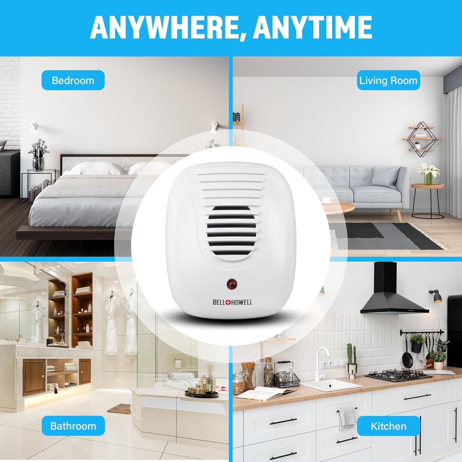 Repelente de Plagas Ultrasónico Bell+Howell 4 Unidades