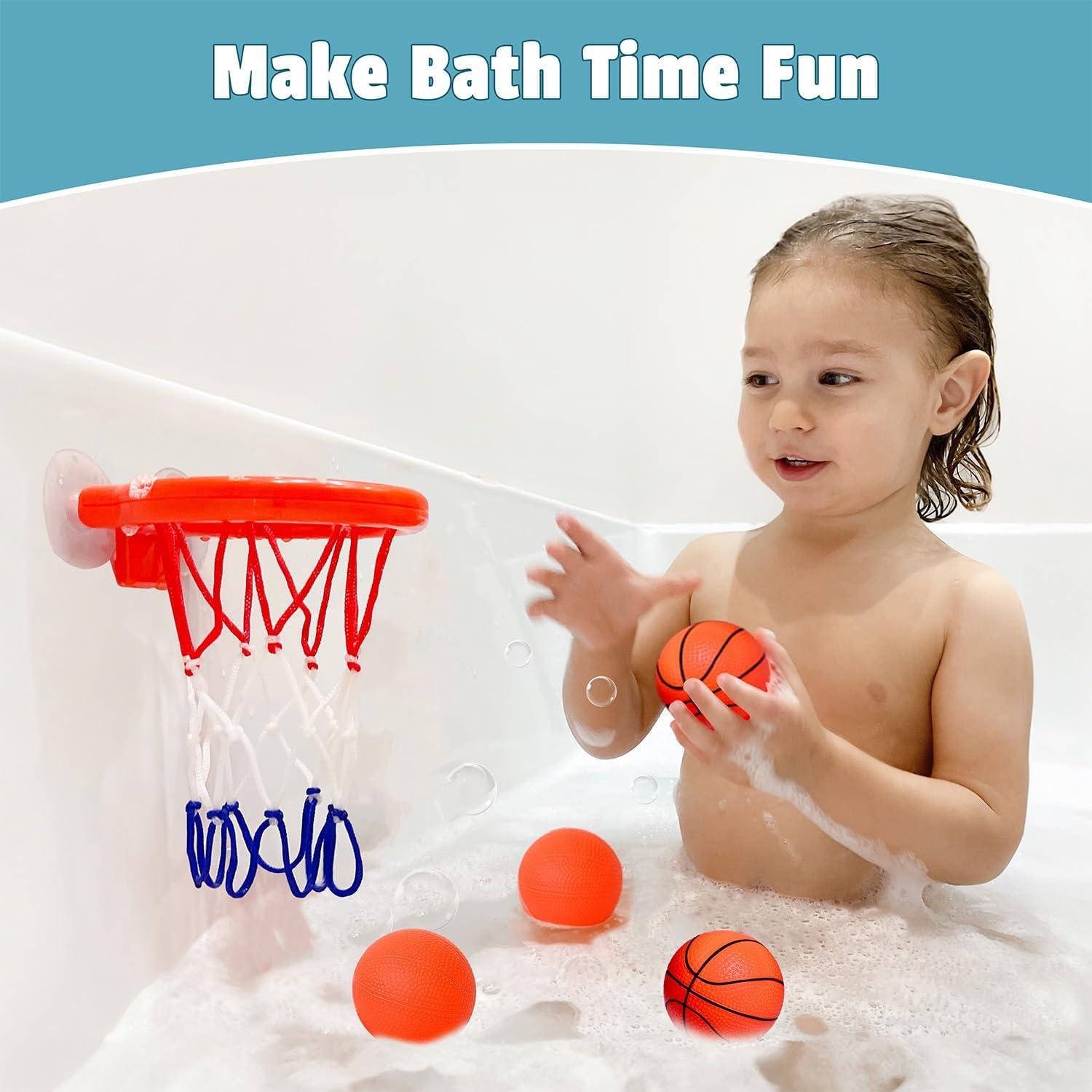 Aro de Baloncesto para Baño MARPPY con 4 Pelotas Sin Agujeros