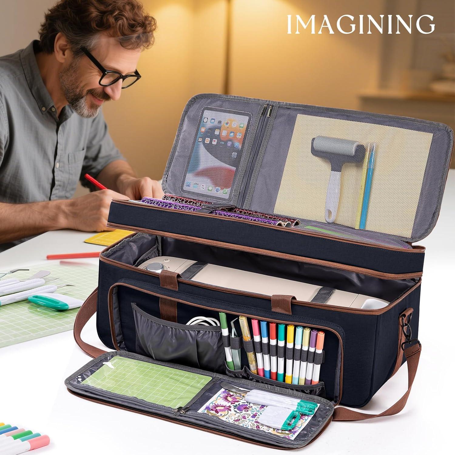 Funda de Transporte IMAGINING para Cricut Maker 4 y Explore 4
