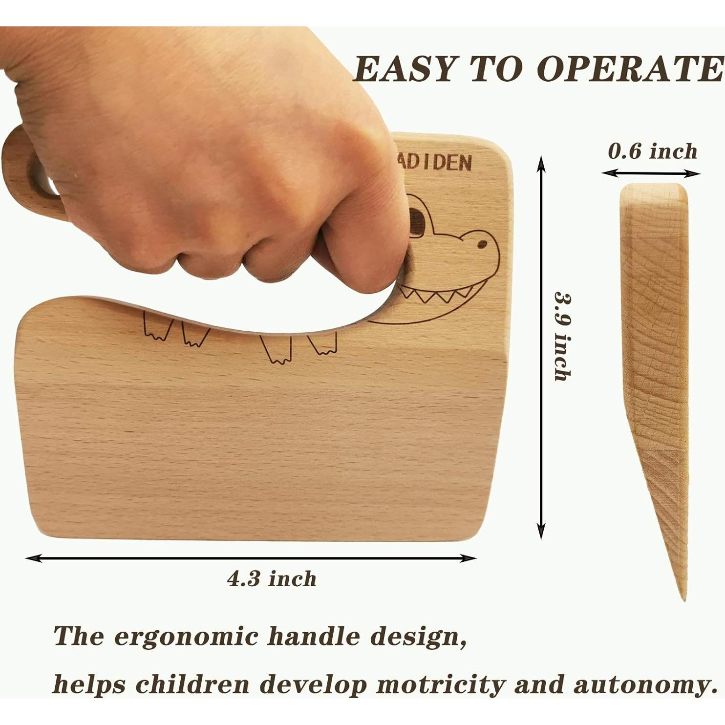 Cuchillo de Madera para Niños Kasiden 10.9 cm Ecológico