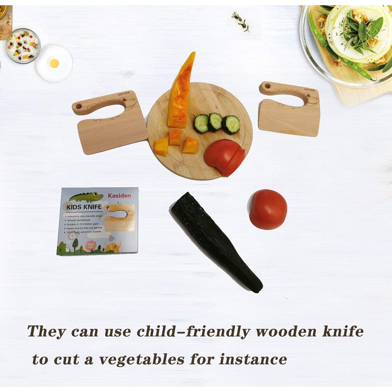 Cuchillo de Madera para Niños Kasiden 10.9 cm Ecológico