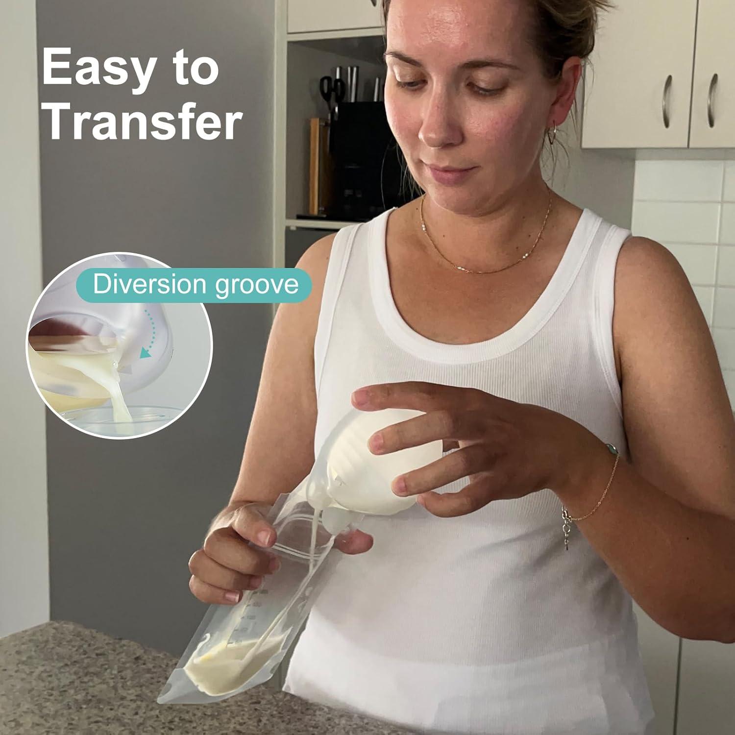 Colector de Leche de Silicona Kencpet 90ml Portátil y Discreto