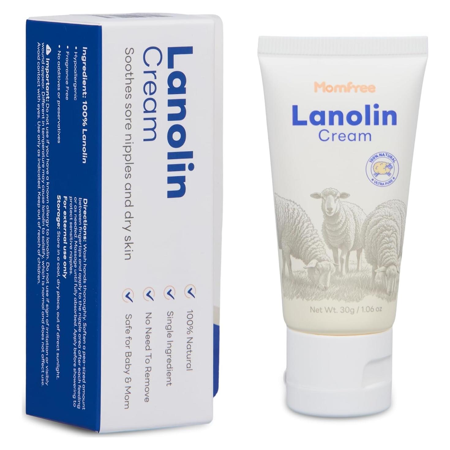 Crema para Pezones Momfree 30g - Alivio Rápido para Lactancia