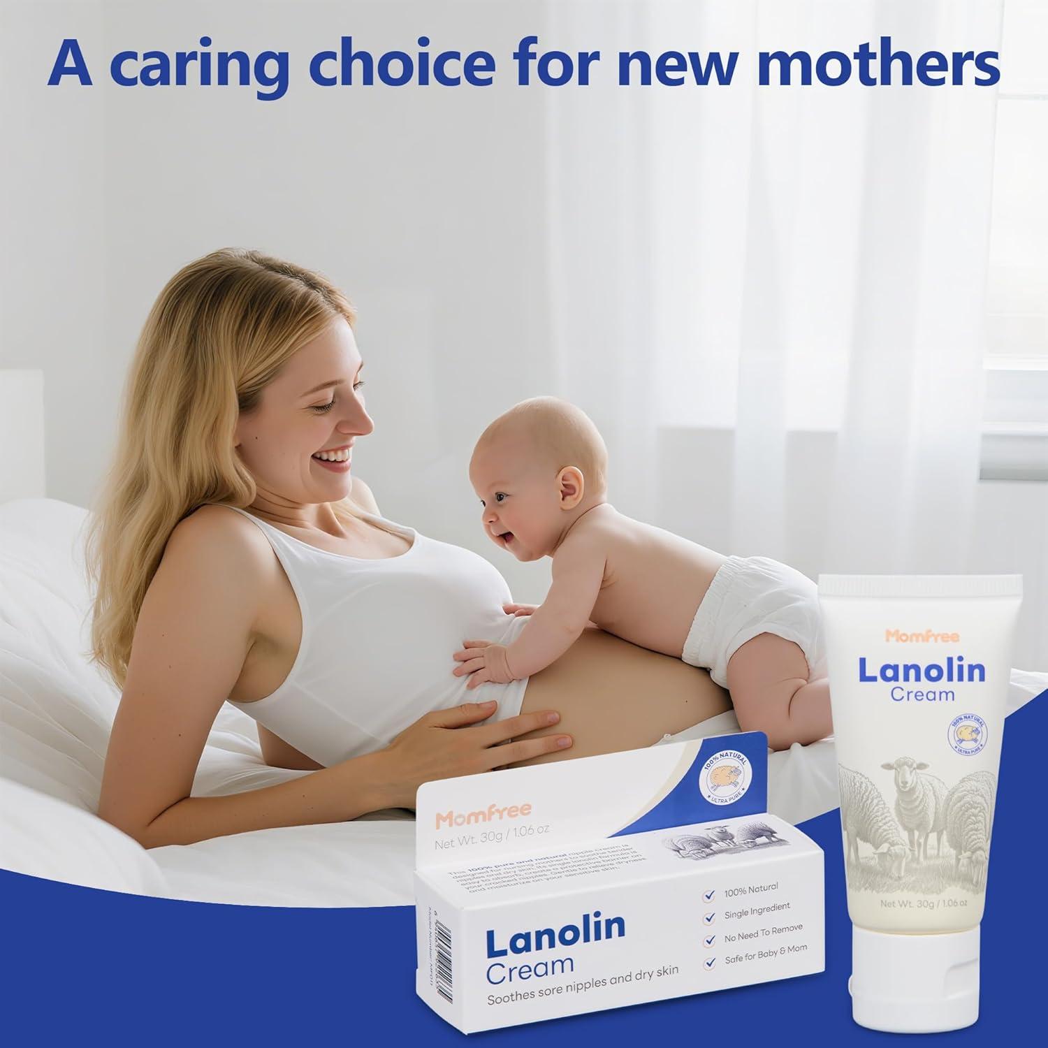 Crema para Pezones Momfree 30g - Alivio Rápido para Lactancia