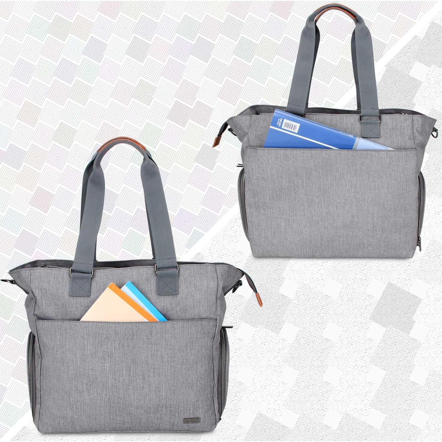 Bolsa de Transporte LUXJA para Extractor de Leche y Laptop Gris