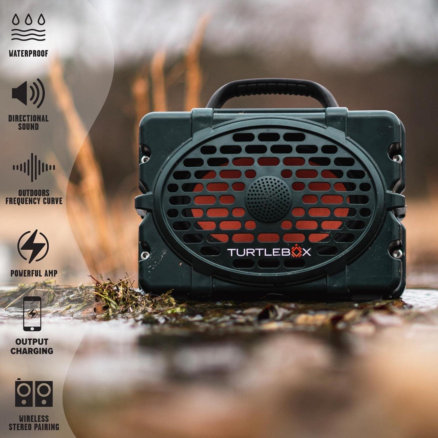 Altavoz Bluetooth Turtlebox Gen 2 Resistente IP67 Verde