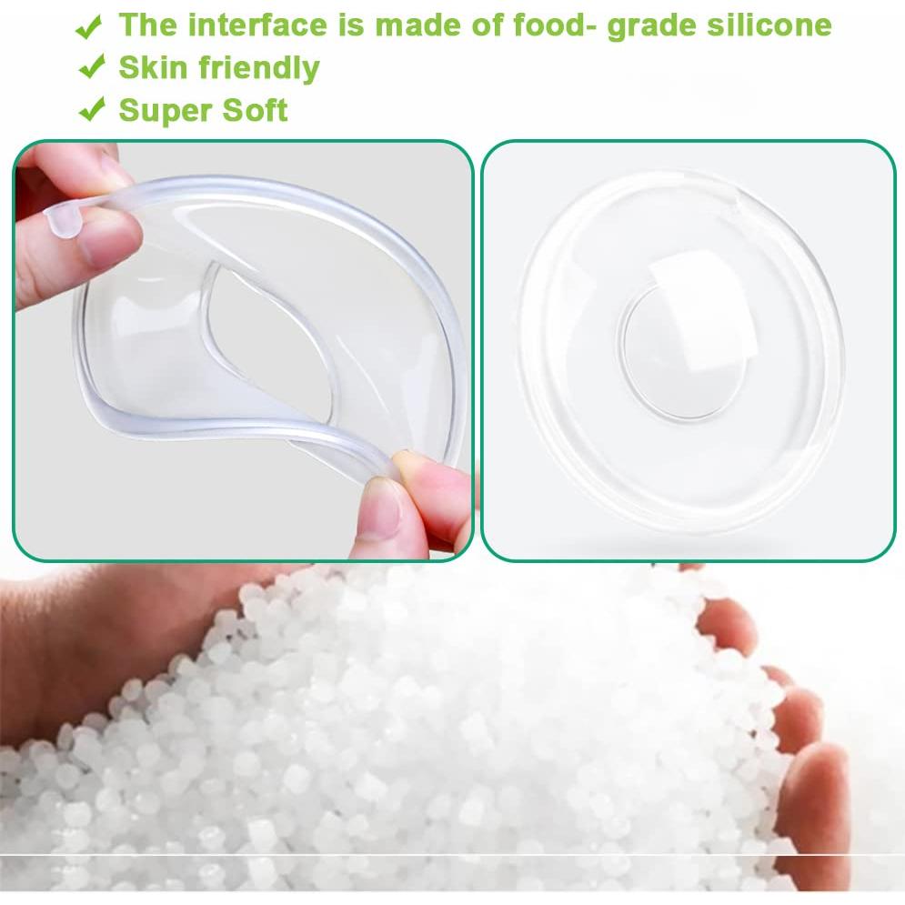 Recolector de Leche Materna Zdolmy 2PCS Silicona BPA Libre