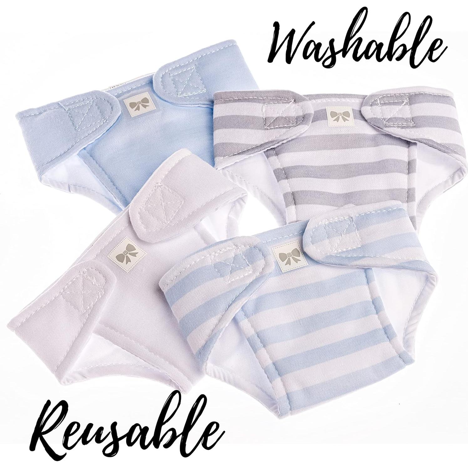 Pañales Ecológicos Lavables JC Toys 4 Piezas 14-18"