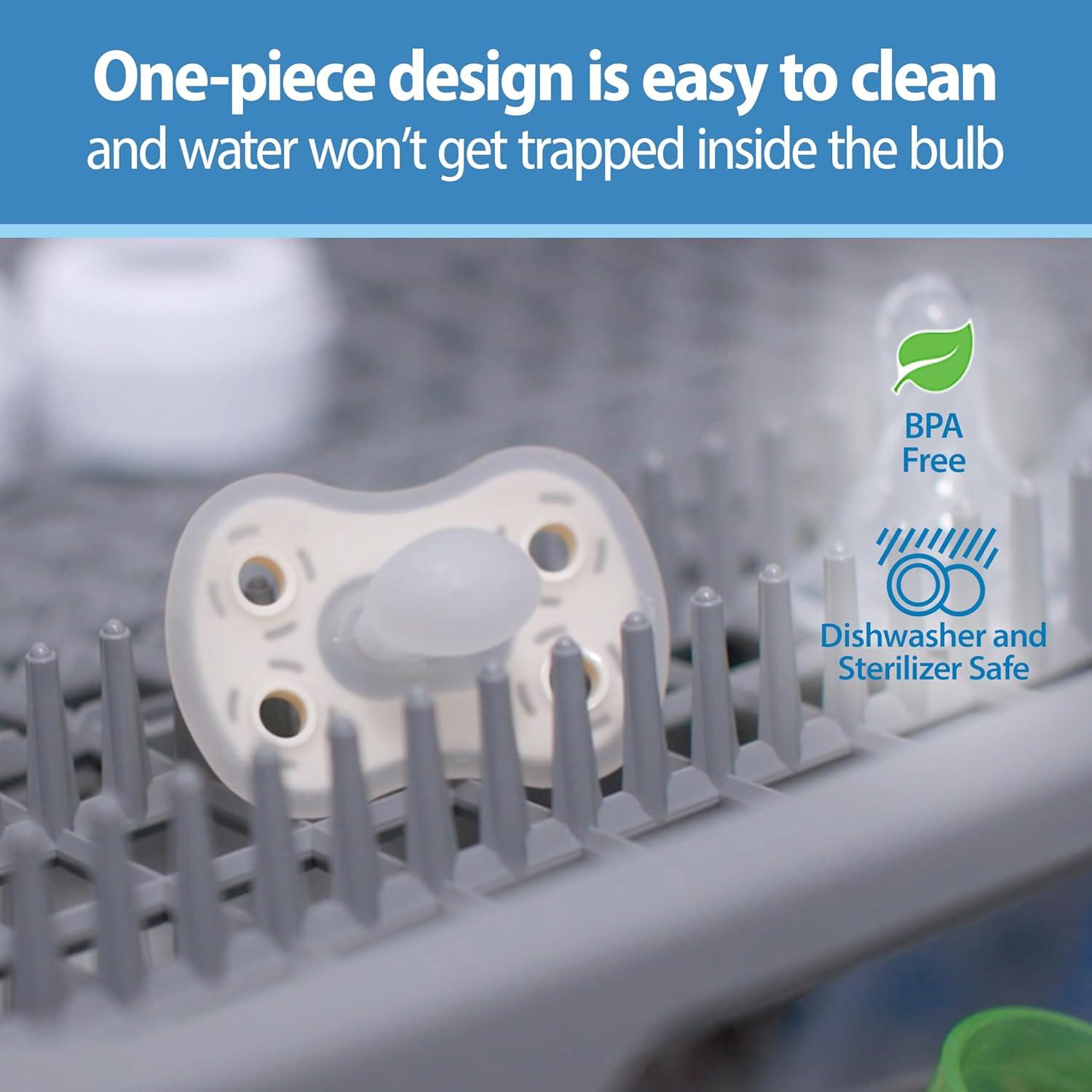 Chupete de Silicona Dr. Brown's Advantage 6-18m Paquete de 3