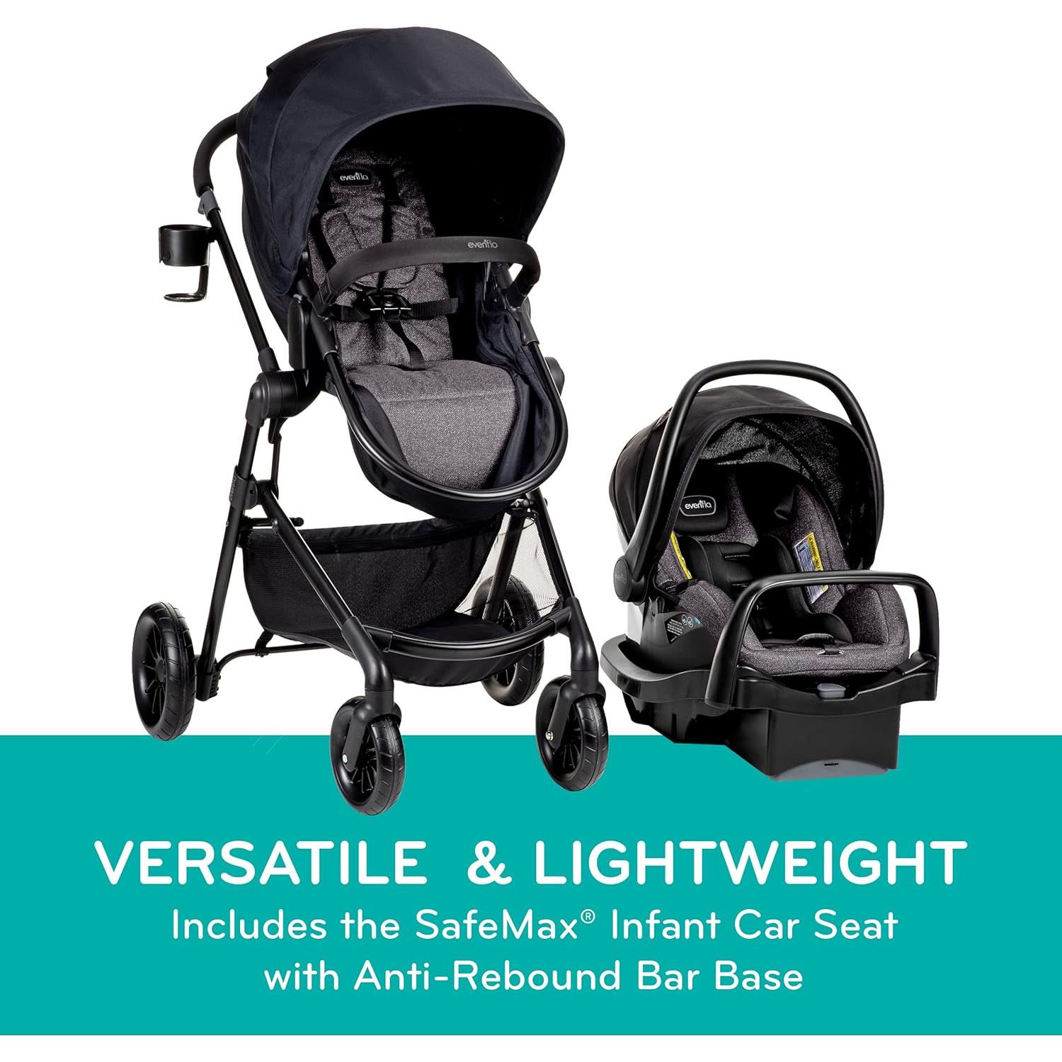 Sistema de Viaje Modular Evenflo Pivot con Asiento LiteMax