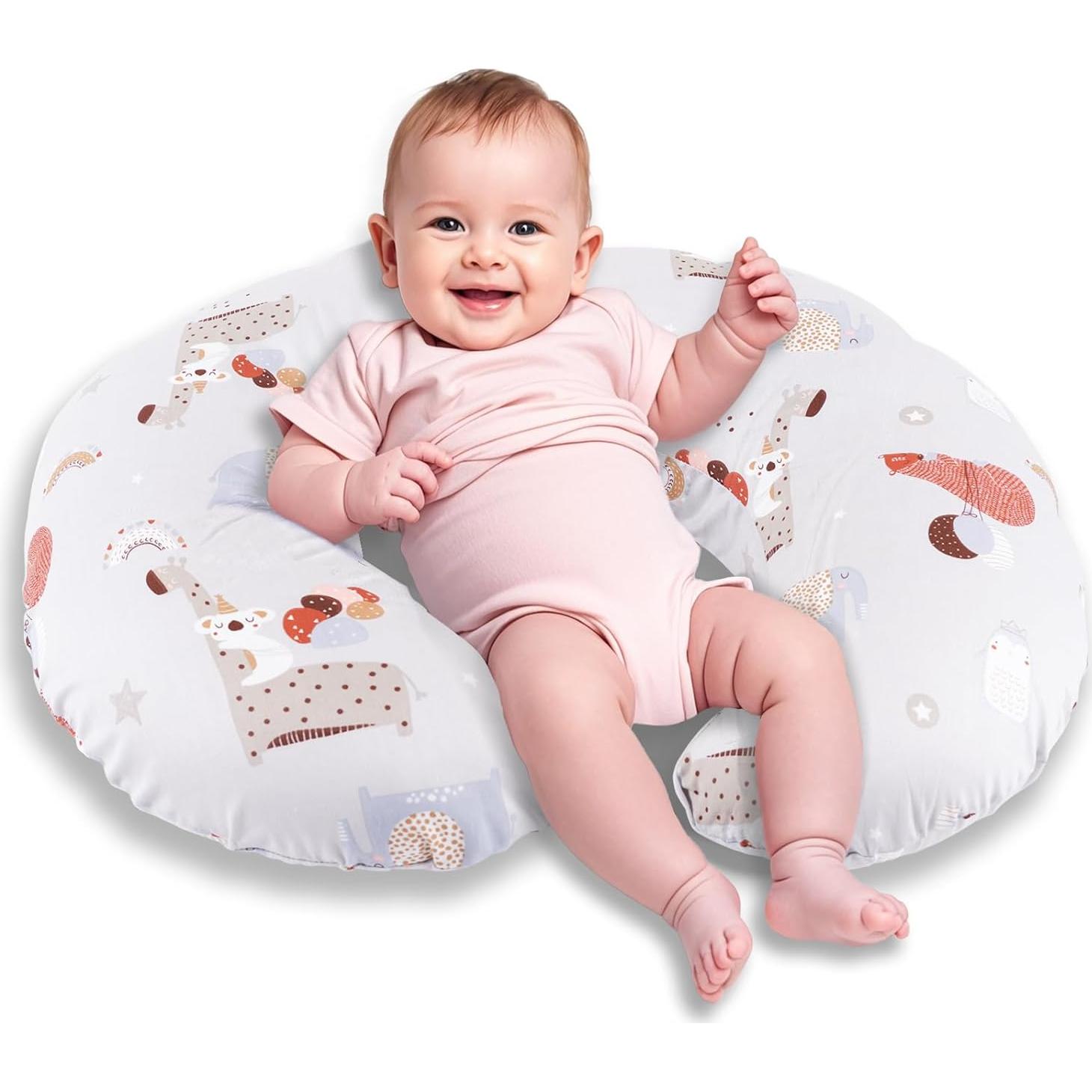 Almohada de Lactancia x-vesolje Gris Animal Ergonométrica