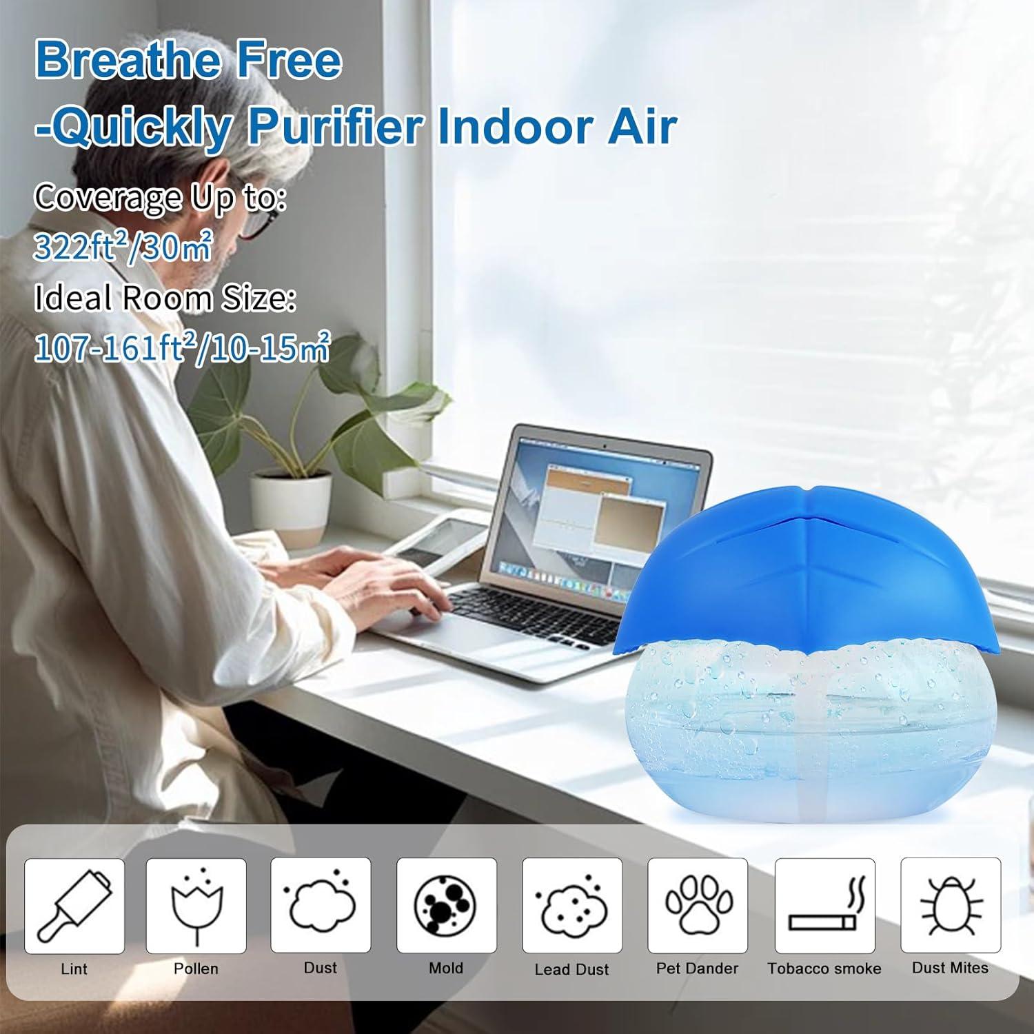 Purificador de Aire ap airpleasure KS-05CL-N 1000ml Azul con Luz LED