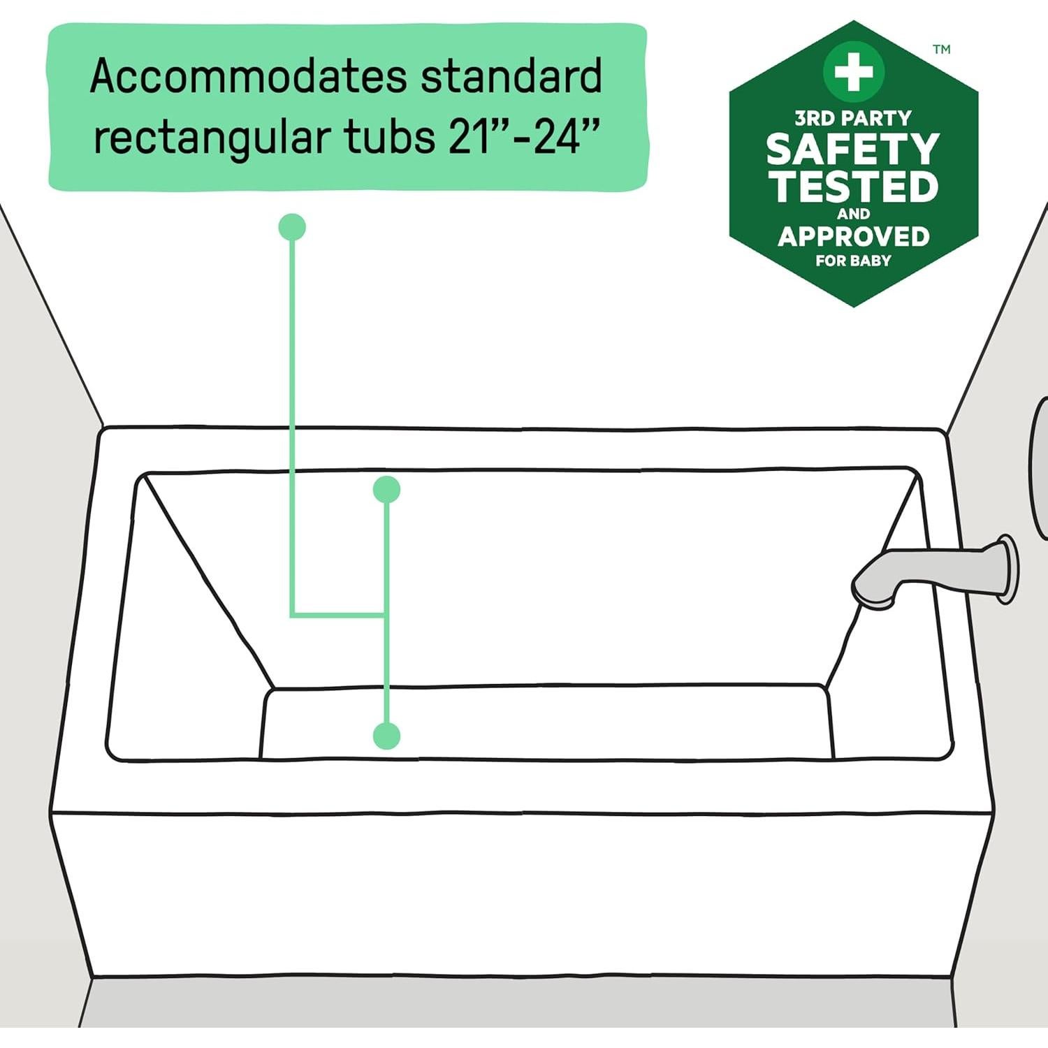 Asiento de Baño para Bebés Ingenuity Aqua - Soporte Seguro 42x40cm