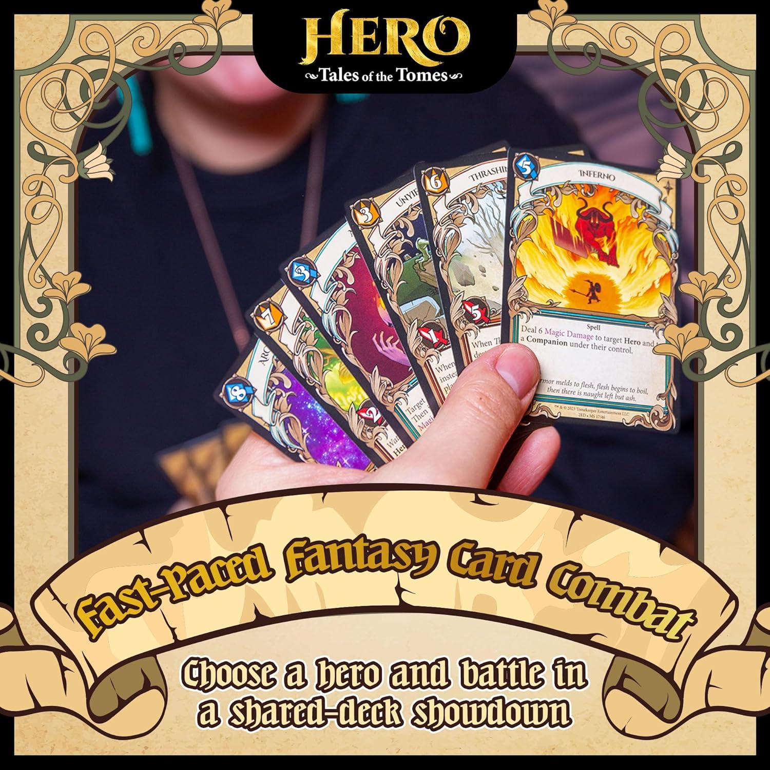 Juego de Cartas de Estrategia Hero Tomekeeper 2ª Edición - 2-5 Jugadores