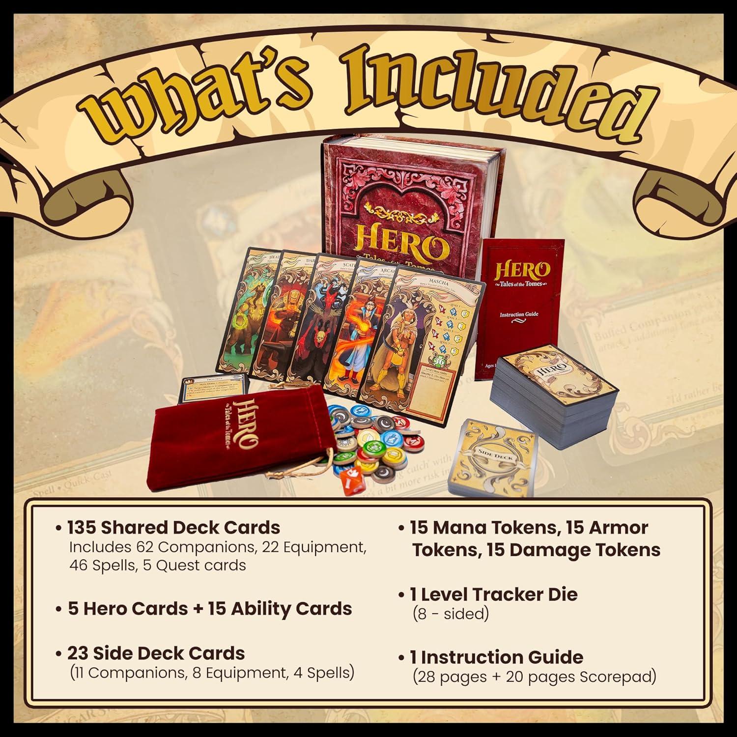 Juego de Cartas de Estrategia Hero Tomekeeper 2ª Edición - 2-5 Jugadores