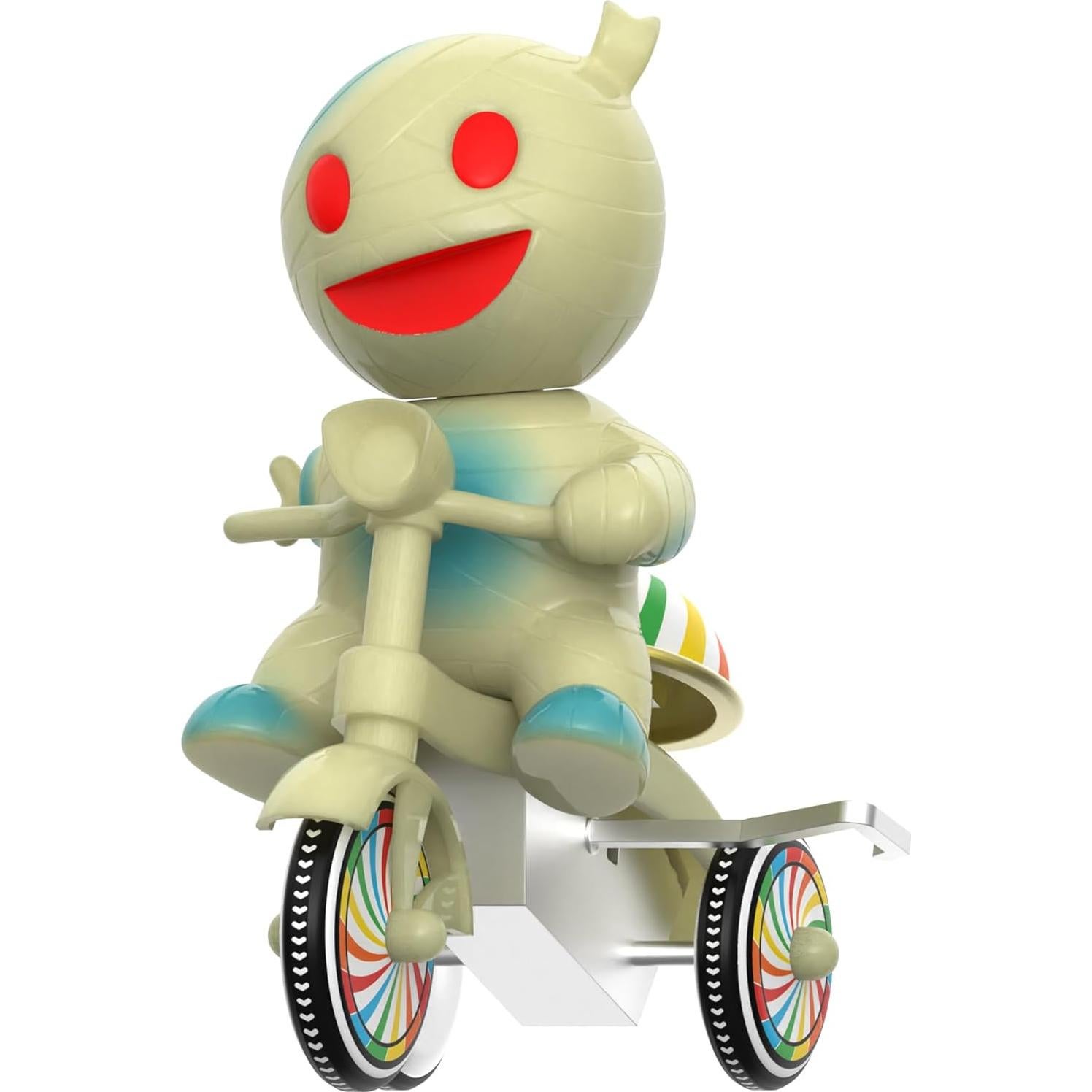 Figura de Acción Niña Momia Super7 con Triciclo Brillante 5"