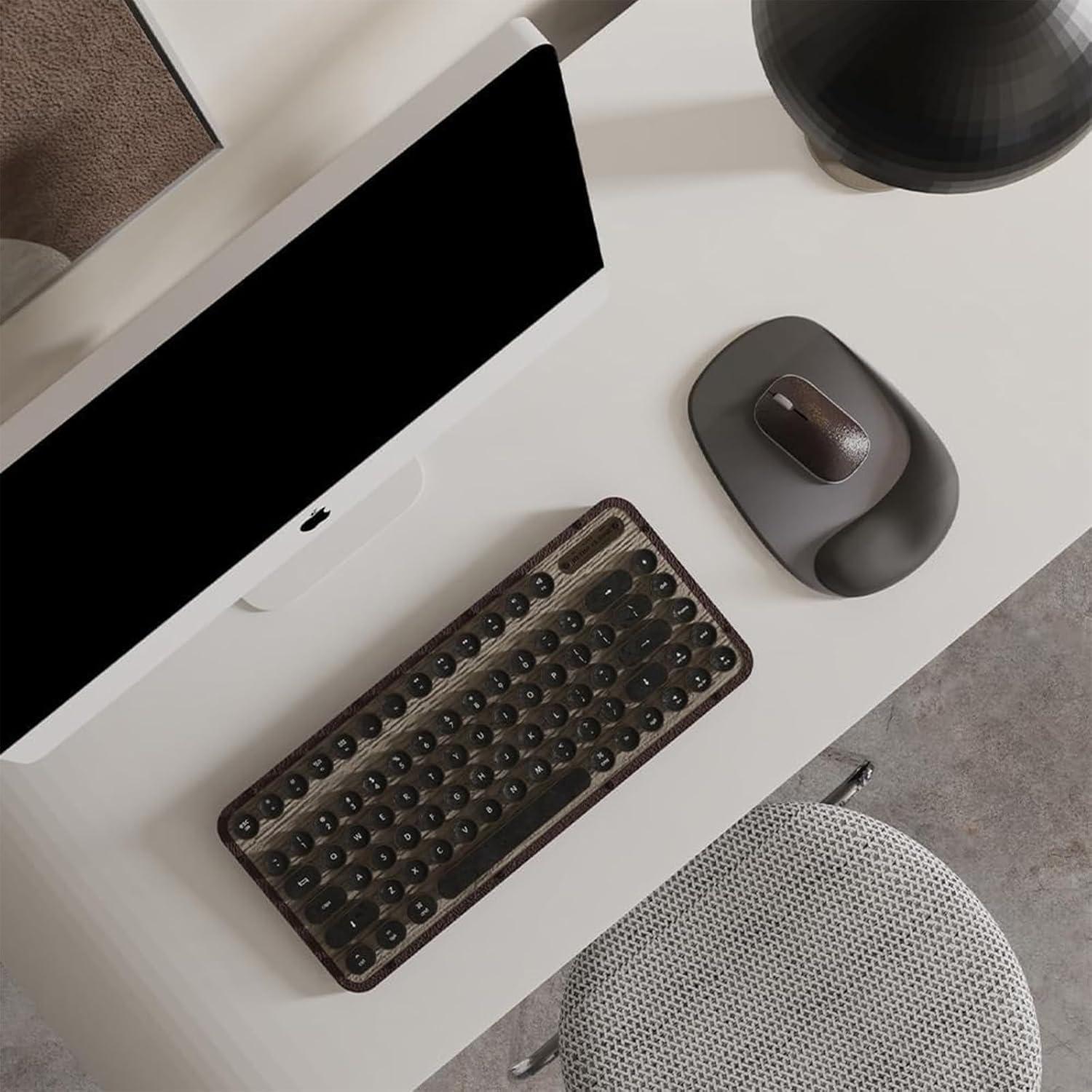 Alfombrilla de Ratón Ergonómica KUTAKTO con Reposamuñecas de Gel