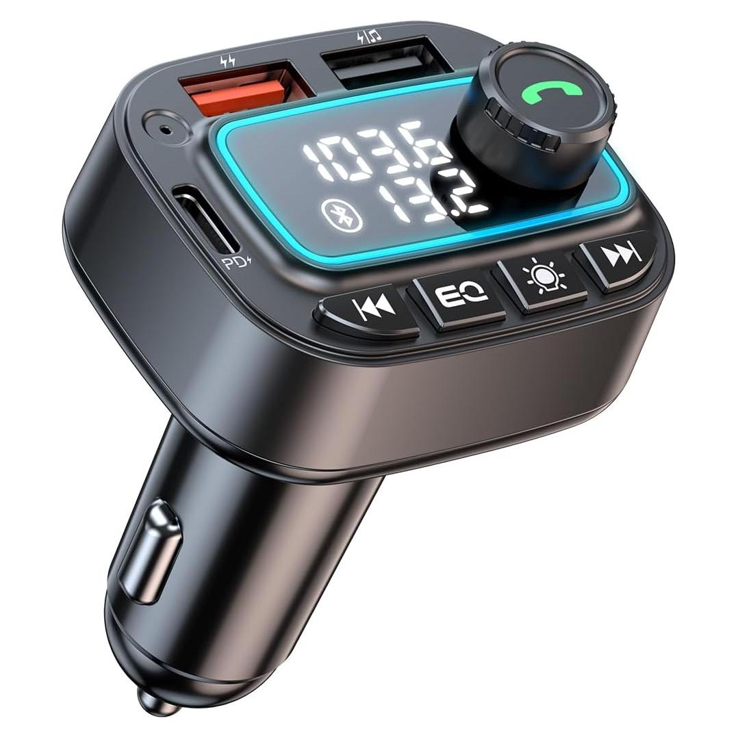 Adaptador Bluetooth 5.3 para Coche Shenzhenshi T01 Cargador 42W