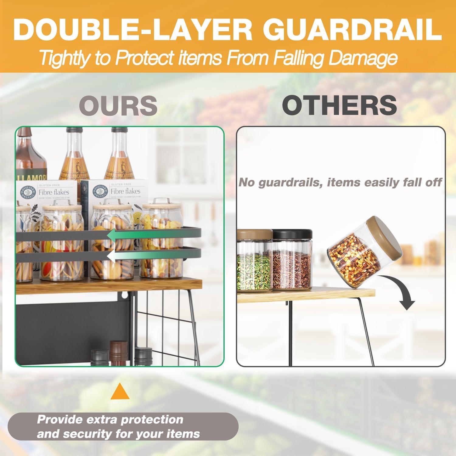 Estante Magnético Utheinteck para Nevera, Canasta de Alambre 30.48x17.78cm