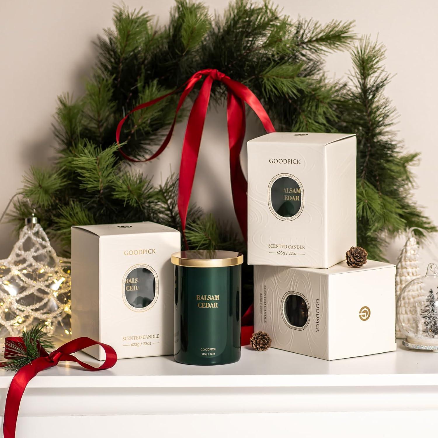 Vela Aromatizada de Soja Goodpick 622 g Cedro Balsámico