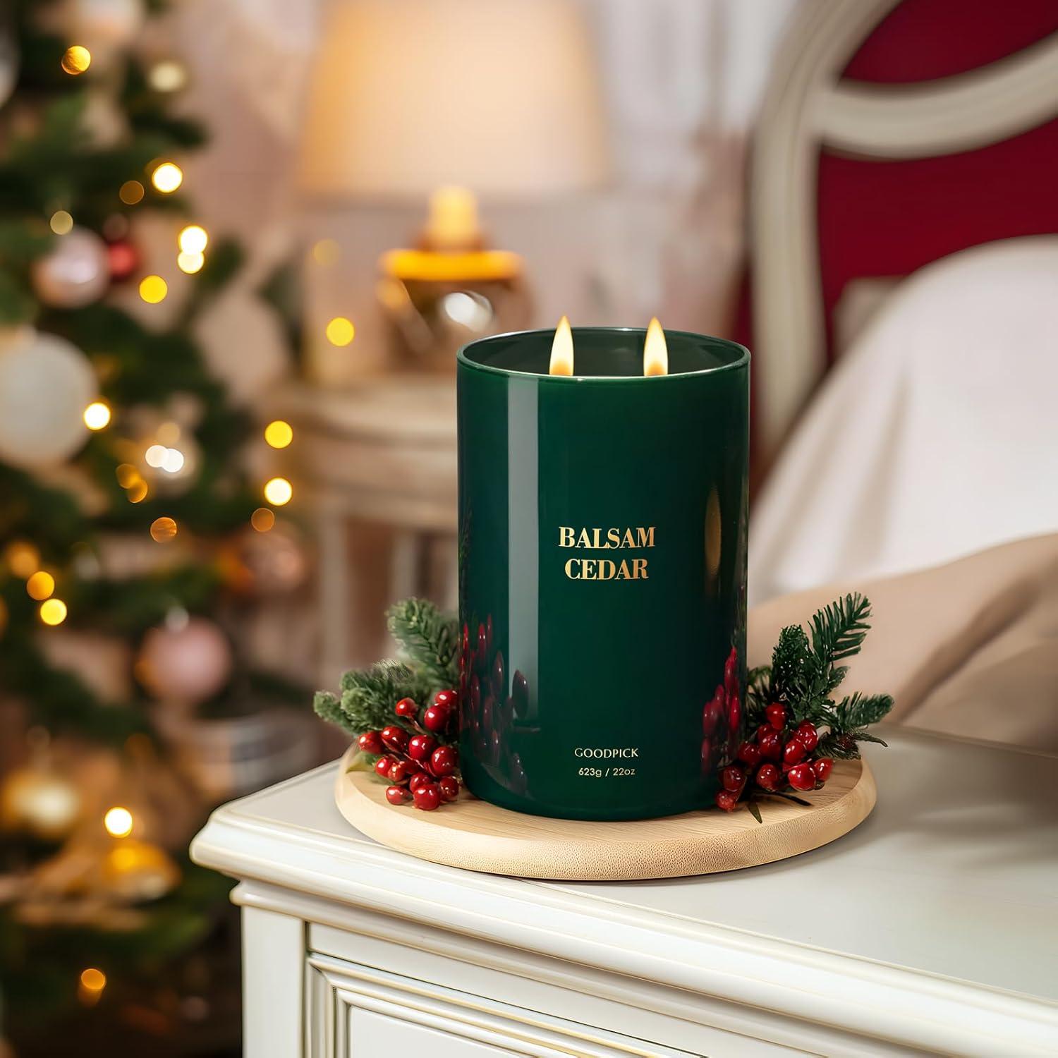 Vela Aromatizada de Soja Goodpick 622 g Cedro Balsámico