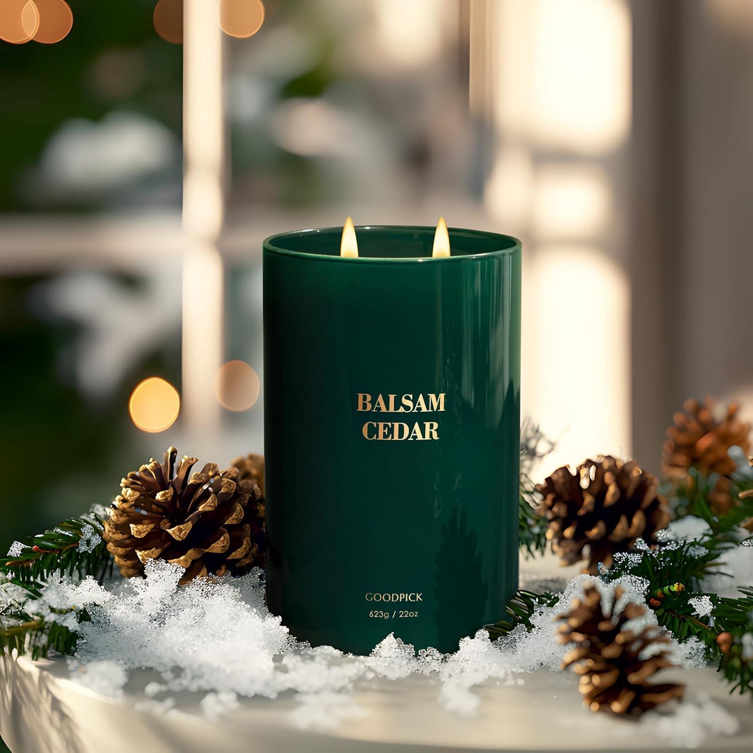 Vela Aromatizada de Soja Goodpick 622 g Cedro Balsámico
