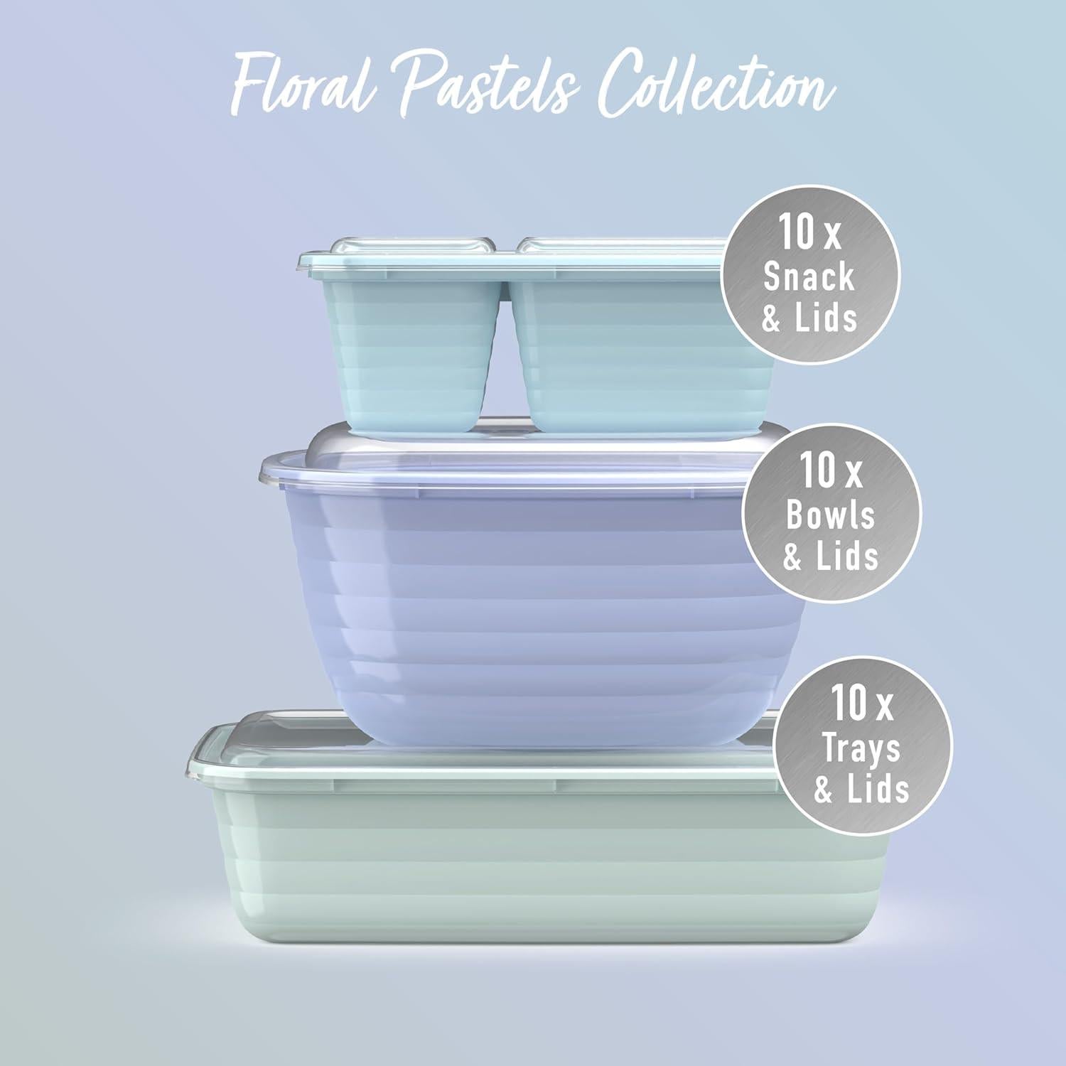 Kit de Preparación de Comidas Bentgo 60 Piezas - Sin BPA