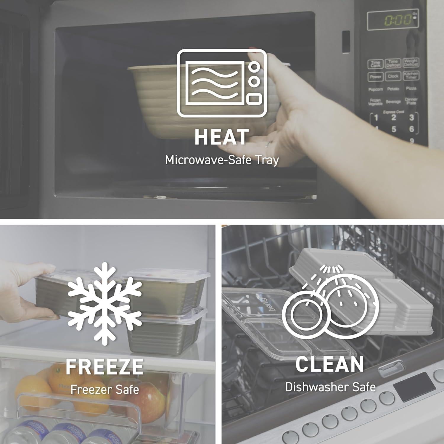 Kit de Preparación de Comidas Bentgo 60 Piezas - Sin BPA