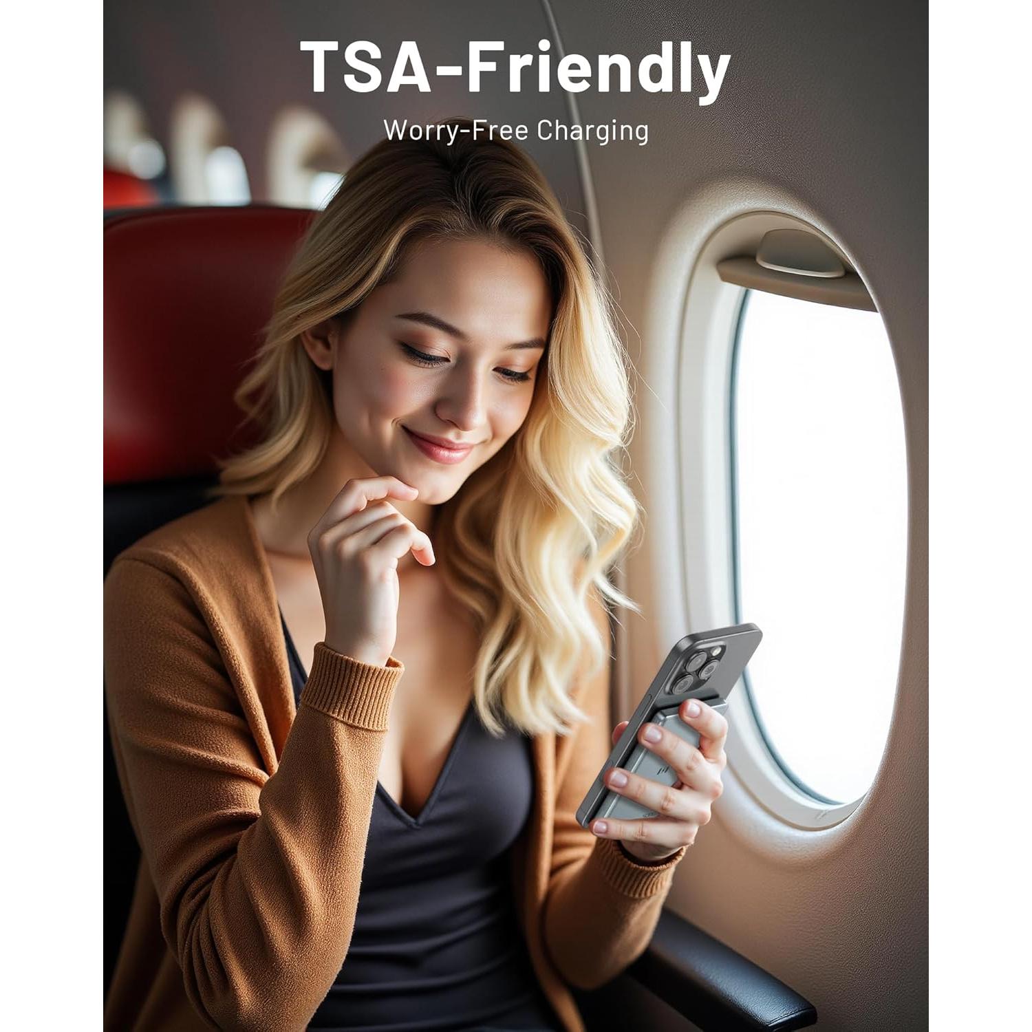 Pack Batería MagSafe 5000mAh Carga Inalámbrica 15W Qi2