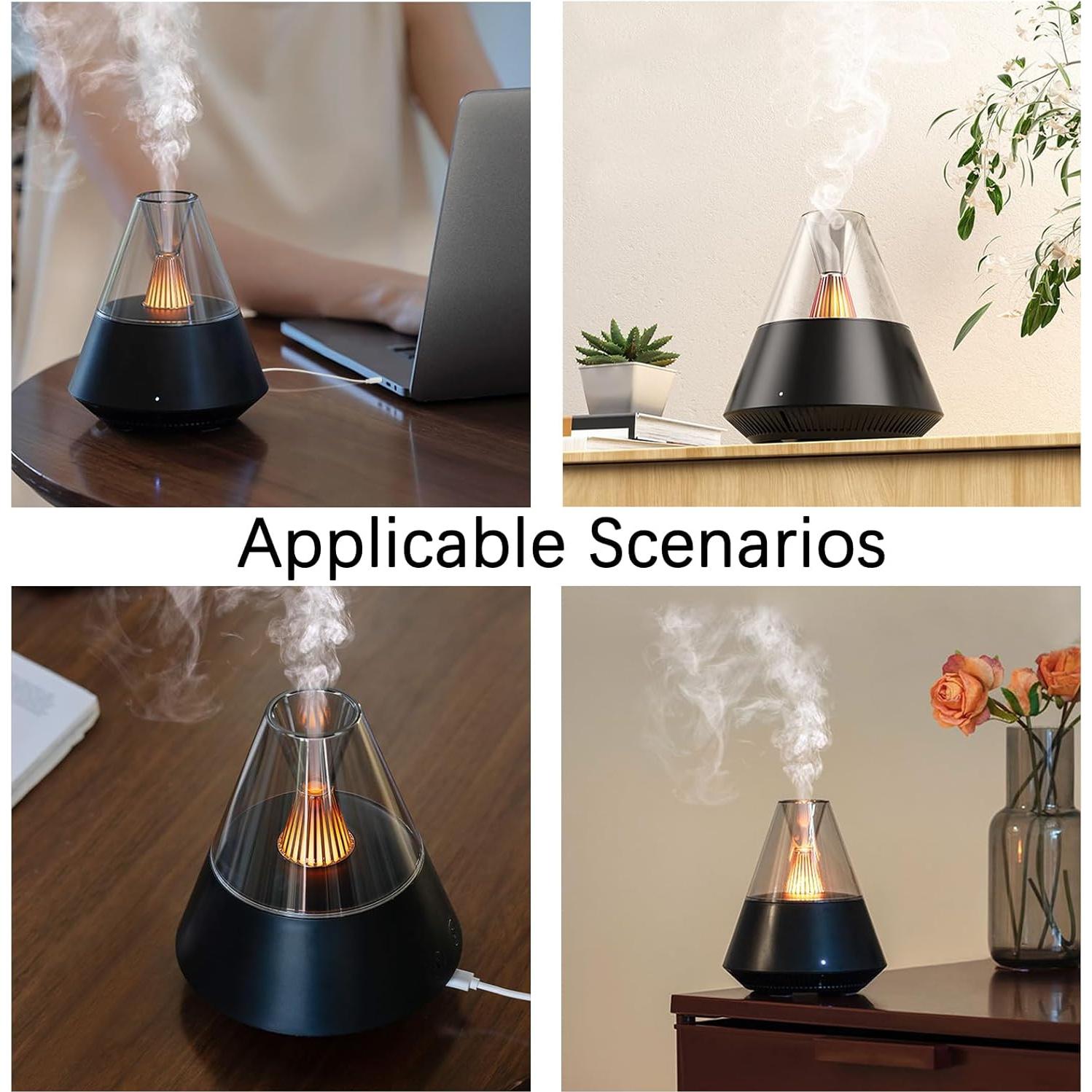 Humidificador Ultrasónico Adverrex 150ML Silencioso con Luz Nocturna